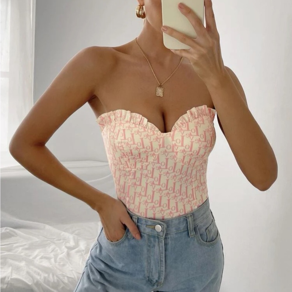 Pink Corset Top